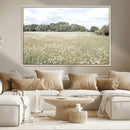 Charming Daisy Field Wall Art Canvas Print – Framed Pastel by MyGreatCanvas | Canvas Wall Art Prints | Photo Prints & Wall Decor