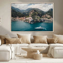 Amalfi Coast Wall Art – Framed Italian Seaside Canvas by MyGreatCanvas | Canvas Wall Art Prints | Photo Prints & Wall Decor