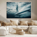 Underwater Surf Wall Art – Framed Ocean Wave Canvas Artwork, by MyGreatCanvas | Canvas Wall Art Prints | Photo Prints & Wall Decor