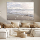 Ocean Waves Wall Art Canvas Print – Framed Coastal Shoreline by MyGreatCanvas | Canvas Wall Art Prints | Photo Prints & Wall Decor