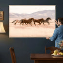 Wild Horse Wall Art Canvas Print – Framed Rustic Western Art by MyGreatCanvas | Canvas Wall Art Prints | Photo Prints & Wall Decor