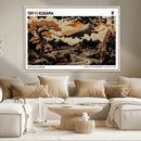 Modern Japanese Wall Art Canvas Print – Framed Abstract by MyGreatCanvas | Canvas Wall Art Prints | Photo Prints & Wall Decor