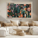 Yayoi Kusama Art Print Canvas – Abstract Mount Fuji Japanese