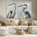 Bird Canvas Decor Wall Art Canvas Print – Framed Coastal