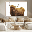 Highland Cow Wall Art Canvas Print – Framed Farmhouse Rustic by MyGreatCanvas | Canvas Wall Art Prints | Photo Prints & Wall Decor