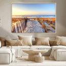Ocean Sunset Wall Art Canvas Print – Nautical Beach