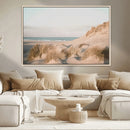 Beach Landscape Wall Art Canvas Print – Framed Sand Dune
