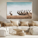 Elk Herd Wall Art Canvas Print – Framed Wildlife Photography by MyGreatCanvas | Canvas Wall Art Prints | Photo Prints & Wall Decor