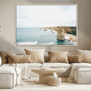 Twelve Apostles Wall Art Canvas Print – Framed Coastal