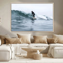 Surfer on Wave Wall Art Canvas Print – Framed Ocean by MyGreatCanvas | Canvas Wall Art Prints | Photo Prints & Wall Decor