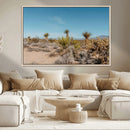 Joshua Tree Wall Art Canvas Print – Framed Desert Landscape