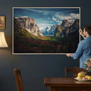 Yosemite National Park Canvas Wall Art – Framed Mountain by MyGreatCanvas | Canvas Wall Art Prints | Photo Prints & Wall Decor