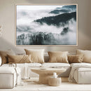 Foggy Forest Landscape Wall Art Canvas Print – Misty by MyGreatCanvas | Canvas Wall Art Prints | Photo Prints & Wall Decor