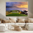 Pebble Beach Golf Wall Art Canvas Print – Iconic Coastal by MyGreatCanvas | Canvas Wall Art Prints | Photo Prints & Wall Decor