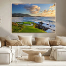 Pebble Beach Golf Links Wall Art Canvas Print – Iconic by MyGreatCanvas | Canvas Wall Art Prints | Photo Prints & Wall Decor