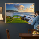 Pebble Beach Golf Links Wall Art Canvas Print – Iconic