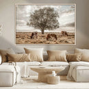 Texas Longhorn Cattle Wall Art, Rustic Western Ranch Canvas by MyGreatCanvas | Canvas Wall Art Prints | Photo Prints & Wall Decor