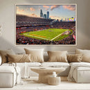 Chicago Bears Soldiers Field Wall Art Canvas Print – Framed