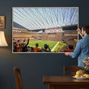 Cleveland Browns Stadium Wall Art Canvas Print – Framed NFL