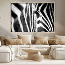 Zebra Stripes Wall Art Canvas Print – Black White Contrast by MyGreatCanvas | Canvas Wall Art Prints | Photo Prints & Wall Decor
