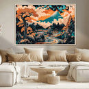 Japanese Landscape Wall Art Canvas Print – Mount Fuji by MyGreatCanvas | Canvas Wall Art Prints | Photo Prints & Wall Decor
