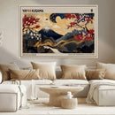 Yayoi Kusama Japanese Inspired Canvas Print – Mt. Fuji by MyGreatCanvas | Canvas Wall Art Prints | Photo Prints & Wall Decor
