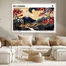 Yayoi Kusama Inspired Japanese Art Canvas Print – Framed by MyGreatCanvas | Canvas Wall Art Prints | Photo Prints & Wall Decor