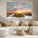 Sunset Beach Wall Art Print – Coastal Canvas Ocean Landscape by MyGreatCanvas | Canvas Wall Art Prints | Photo Prints & Wall Decor