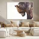 Grizzly Bear Canvas Wall Art Print – Framed Wildlife Nature by MyGreatCanvas | Canvas Wall Art Prints | Photo Prints & Wall Decor