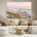 Coastal Cliffside Wall Art Canvas Print, Ocean Shore by MyGreatCanvas | Canvas Wall Art Prints | Photo Prints & Wall Decor