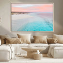 Serene Pastel Beach Wall Art Canvas Print, Tranquil Coastal by MyGreatCanvas | Canvas Wall Art Prints | Photo Prints & Wall Decor