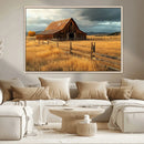 Golden Sunset Barn Wall Art Canvas Print, Rustic Autumn Farm by MyGreatCanvas | Canvas Wall Art Prints | Photo Prints & Wall Decor