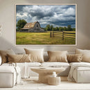 Rustic Stormy Barn Wall Art Canvas Print, Moody Country Farm by MyGreatCanvas | Canvas Wall Art Prints | Photo Prints & Wall Decor