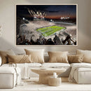 Epic Night Football Stadium Wall Art Canvas Print, Fireworks by MyGreatCanvas | Canvas Wall Art Prints | Photo Prints & Wall Decor