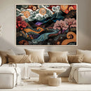 Whimsical Abstract Landscape Wall Art Canvas Print, Colorful by MyGreatCanvas | Canvas Wall Art Prints | Photo Prints & Wall Decor