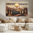 Wood Mountain Wall Art Canvas Print – Layered Forest and by MyGreatCanvas | Canvas Wall Art Prints | Photo Prints & Wall Decor