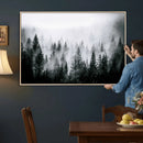 Foggy Forest Wall Art Canvas Print – Mountain Woodland by MyGreatCanvas | Canvas Wall Art Prints | Photo Prints & Wall Decor