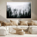 Foggy Pine Forest Canvas Wall Art by MyGreatCanvas | Canvas Wall Art Prints | Photo Prints & Wall Decor