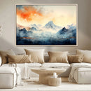Warm Clouds Abstract Mountain Wall Art, Modern Landscape by MyGreatCanvas | Canvas Wall Art Prints | Photo Prints & Wall Decor