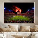 Jordan-Hare Football Stadium Wall Art Canvas Print, Football by MyGreatCanvas | Canvas Wall Art Prints | Photo Prints & Wall Decor