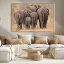 Wild Elephant Wall Art Canvas Print by MyGreatCanvas | Canvas Wall Art Prints | Photo Prints & Wall Decor