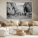 Wild Elephant Wall Art Canvas Print by MyGreatCanvas | Canvas Wall Art Prints | Photo Prints & Wall Decor