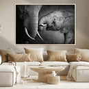 Elephant Family Wall Art Canvas, Framed Elephant Family by MyGreatCanvas | Canvas Wall Art Prints | Photo Prints & Wall Decor