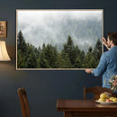 Misty Mountain Forest Wall Art Canvas Print by MyGreatCanvas | Canvas Wall Art Prints | Photo Prints & Wall Decor