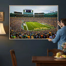 Green Bay Packers Stadium Wall Art Canvas Print, Lambeau by MyGreatCanvas | Canvas Wall Art Prints | Photo Prints & Wall Decor