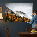 Autumn Forest Wall Art Canvas Print, Foggy Mountain by MyGreatCanvas | Canvas Wall Art Prints | Photo Prints & Wall Decor