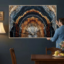 Abstract Wood Grain Canvas Print, Tree Ring Pattern Wall by MyGreatCanvas | Canvas Wall Art Prints | Photo Prints & Wall Decor