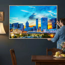 Atlanta Skyline Wall Art Canvas Print, Atlanta Downtown by MyGreatCanvas | Canvas Wall Art Prints | Photo Prints & Wall Decor