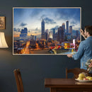 Atlanta Skyline Wall Art Canvas Print, Atlanta Downtown by MyGreatCanvas | Canvas Wall Art Prints | Photo Prints & Wall Decor