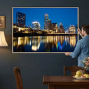 Austin Skyline Wall Art Canvas Print, Austin Downtown Night by MyGreatCanvas | Canvas Wall Art Prints | Photo Prints & Wall Decor